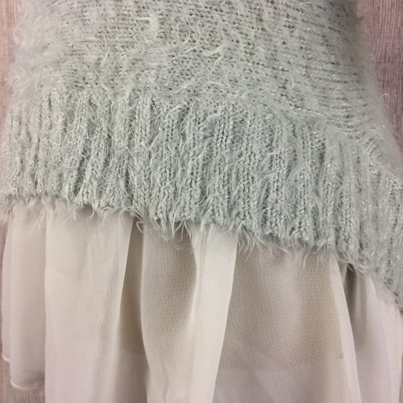 BKE 3/4 Dolman Sleeve Cowl Neck Knit Sweater Sz L - Picture 5 of 8